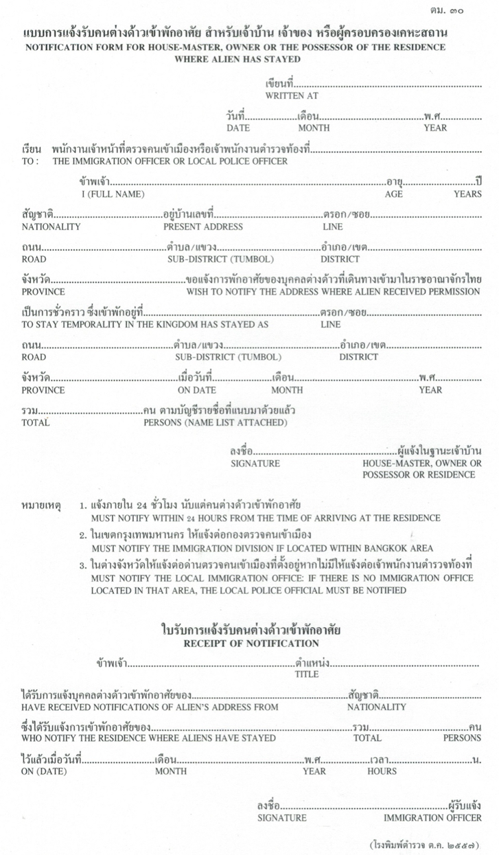 Thai Visa & Extension